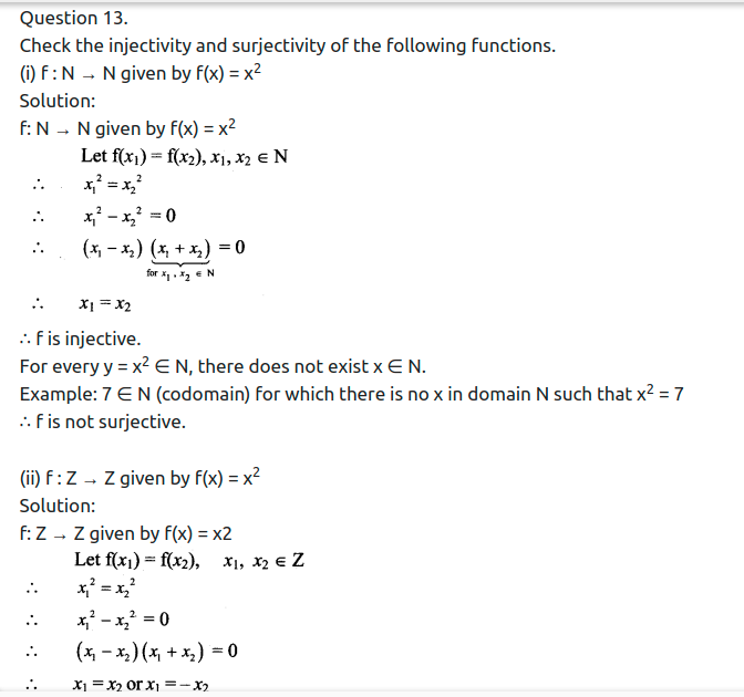 Maharashtra Board Solutions Class 11-Arts & Science Maths (Part 2): Chapter 6- Functions Ex 6.1
