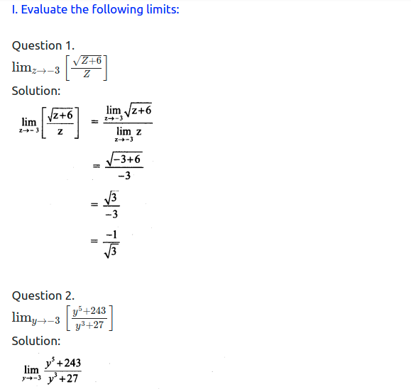 Maharashtra Board Solutions Class 11-Arts & Science Maths (Part 2): Chapter 7- Limits Ex 7.1
