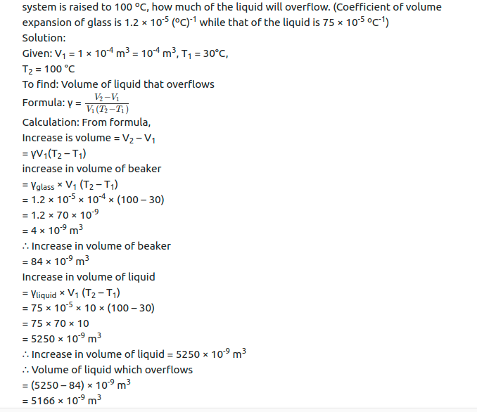 Maharashtra Board Solutions Class 11-Physics: Chapter 7- Thermal Properties of Matter