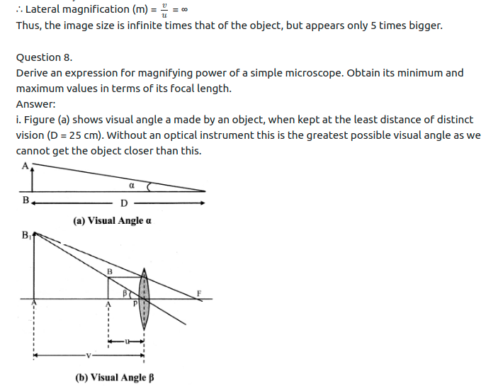 Maharashtra Board Solutions Class 11-Physics: Chapter 9- Optics
