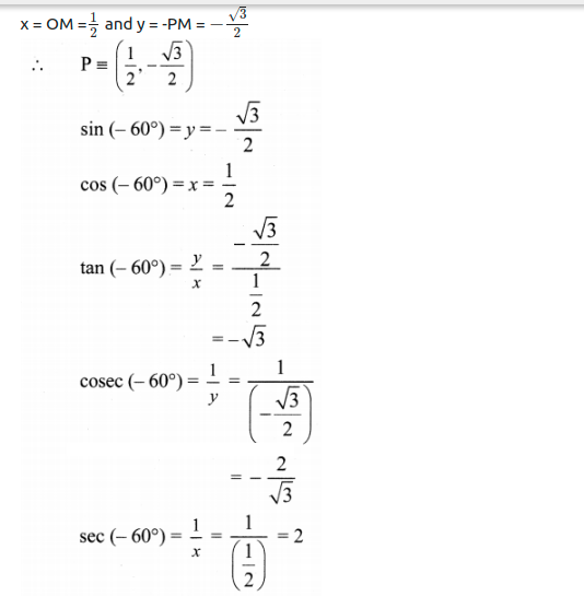 Maharashtra Board Solutions Class 11-Arts & Science Maths (Part 1): Chapter 2- Trigonometry – I Ex 2.1