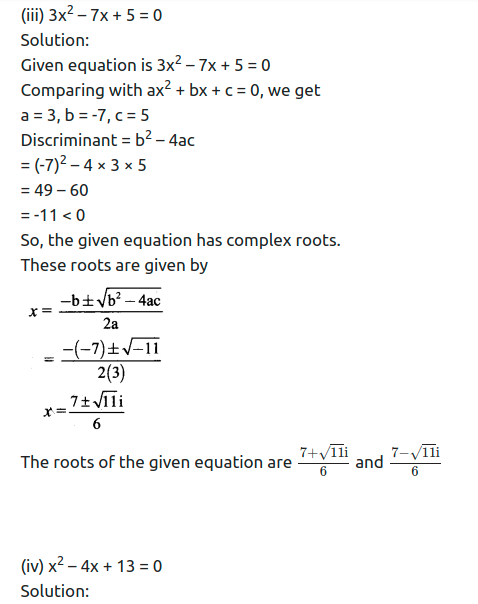 Maharashtra Board Solutions Class 11-Arts & Science Maths (Part 2): Chapter 1- Complex Numbers Ex 1.2