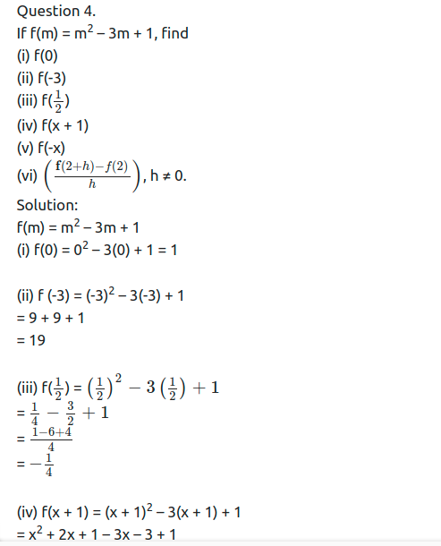 Maharashtra Board Solutions Class 11-Arts & Science Maths (Part 2): Chapter 6- Functions Ex 6.1