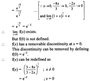 Maharashtra Board Solutions Class 11-Arts & Science Maths (Part 2): Chapter 8- Continuity Ex 8.1