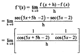 Maharashtra Board Solutions Class 11-Arts & Science Maths (Part 2): Chapter 9- Differentiation Ex 9.1