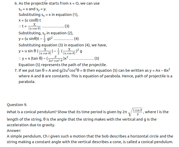 Maharashtra Board Solutions Class 11-Physics: Chapter 4- Laws of Motion