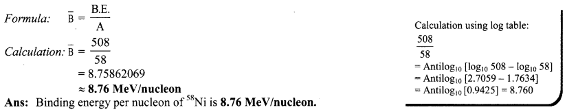 Maharashtra Board Solutions Class 11-Chemistry: Chapter 13- Nuclear Chemistry and Radioactivity 3.M