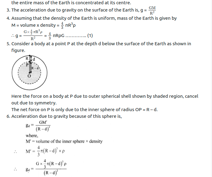 Maharashtra Board Solutions Class 11-Physics: Chapter 5- Gravitation