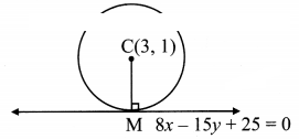 Maharashtra Board Solutions Class 11-Arts & Science Maths (Part 1): Chapter 6- Circle Ex 6.1