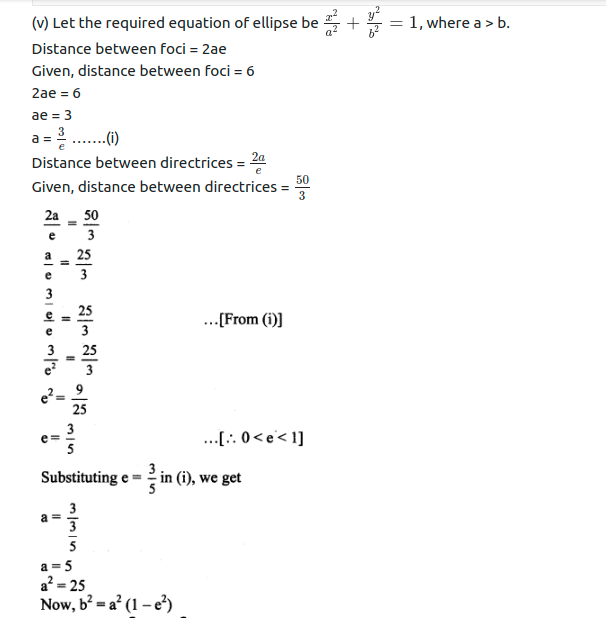 Maharashtra Board Solutions Class 11-Arts & Science Maths (Part 1): Chapter 7- Conic Sections Ex 7.2