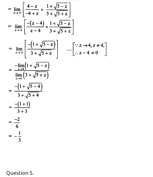 Maharashtra Board Solutions Class 11-Arts & Science Maths (Part 2): Chapter 7- Limits Ex 7.3