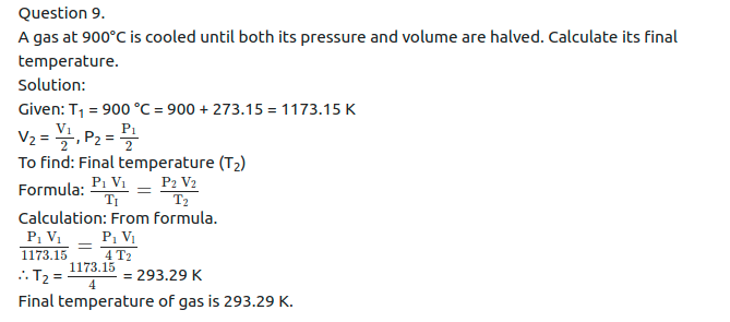 Maharashtra Board Solutions Class 11-Physics: Chapter 7- Thermal Properties of Matter