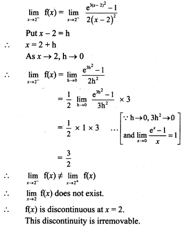 Maharashtra Board Solutions Class 11-Arts & Science Maths (Part 2): Chapter 8- Continuity Ex 8.1