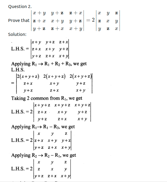 Maharashtra Board Solutions Class 11-Arts & Science Maths (Part 1): Chapter 4- Determinants and Matrices Ex 4.2