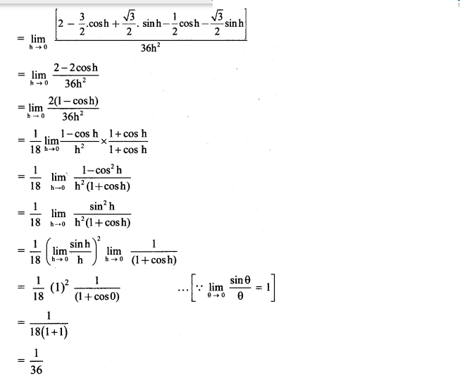 Maharashtra Board Solutions Class 11-Arts & Science Maths (Part 2): Chapter 7- Limits Ex 7.5