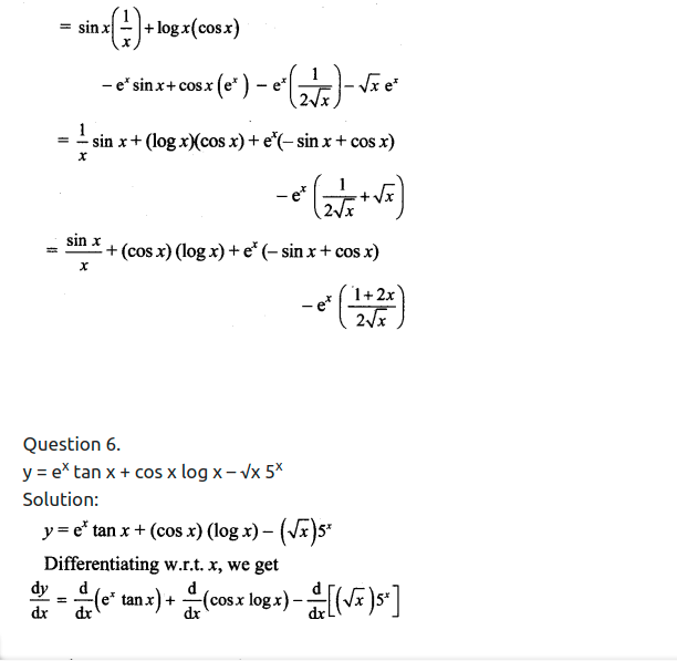 Maharashtra Board Solutions Class 11-Arts & Science Maths (Part 2): Chapter 9- Differentiation Ex 9.2