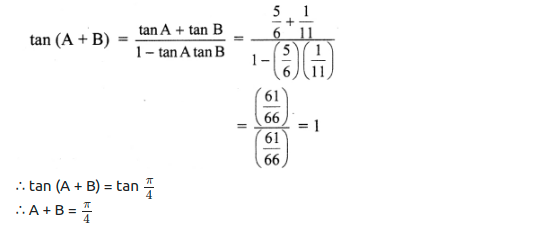 Maharashtra Board Solutions Class 11-Arts & Science Maths (Part 1): Chapter 3- Trigonometry – II Ex 3.1