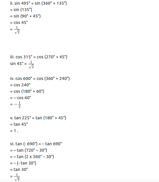 Maharashtra Board Solutions Class 11-Arts & Science Maths (Part 1): Chapter 3- Trigonometry – II Ex 3.2