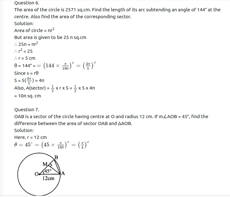 Maharashtra Board Solutions Class 11-Arts & Science Maths (Part 1): Chapter 1- Angle and its Measurement