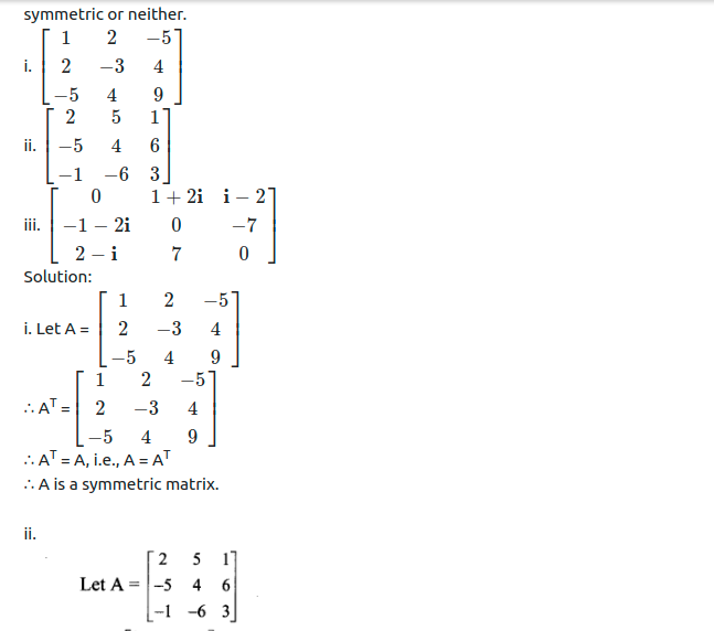 Maharashtra Board Solutions Class 11-Arts & Science Maths (Part 1): Chapter 4- Determinants and Matrices Ex 4.4