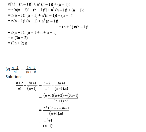 Maharashtra Board Solutions Class 11-Arts & Science Maths (Part 2): Chapter 3- Permutations and Combination Ex . 3.1