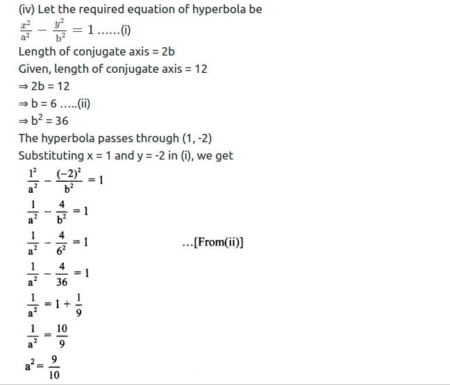 Maharashtra Board Solutions Class 11-Arts & Science Maths (Part 1): Chapter 7- Conic Sections Ex 7.3