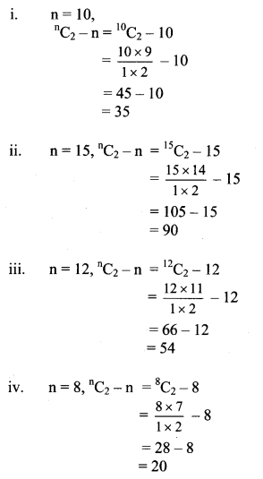 Maharashtra Board Solutions Class 11-Arts & Science Maths (Part 2): Chapter 3- Permutations and Combination Ex . 3.6