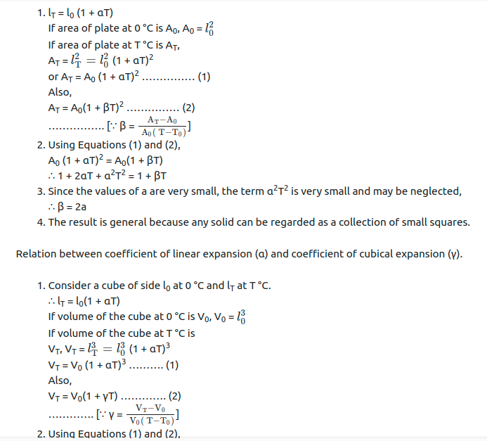 Maharashtra Board Solutions Class 11-Physics: Chapter 7- Thermal Properties of Matter