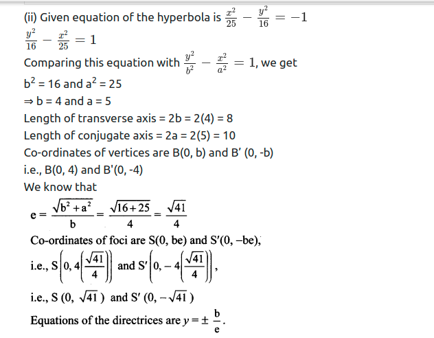Maharashtra Board Solutions Class 11-Arts & Science Maths (Part 1): Chapter 7- Conic Sections Ex 7.3