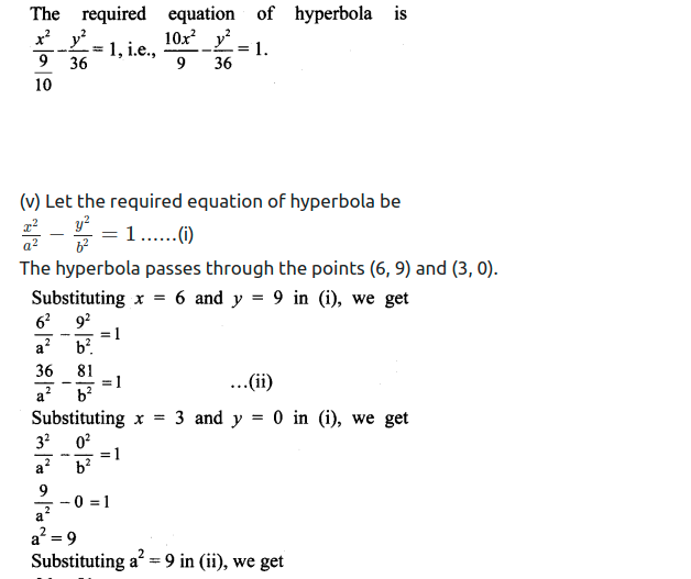 Maharashtra Board Solutions Class 11-Arts & Science Maths (Part 1): Chapter 7- Conic Sections Ex 7.3