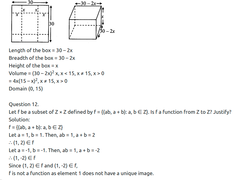 Maharashtra Board Solutions Class 11-Arts & Science Maths (Part 2): Chapter 6- Functions Ex 6.1