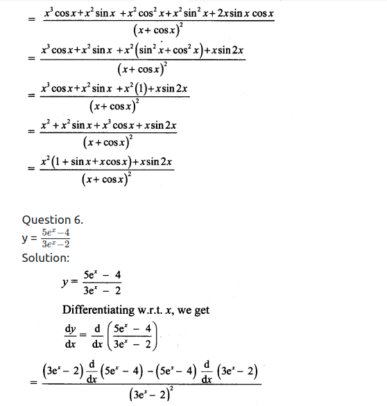 Maharashtra Board Solutions Class 11-Arts & Science Maths (Part 2): Chapter 9- Differentiation Ex 9.2