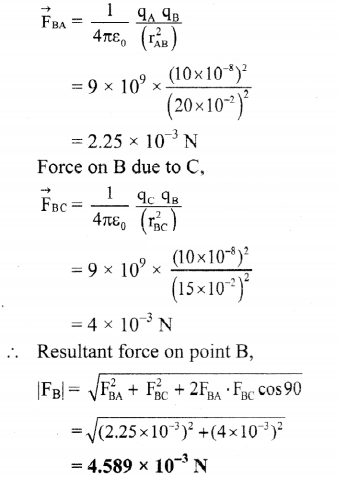 Maharashtra Board Solutions Class 11-Physics: Chapter 10- Electrostatics 5