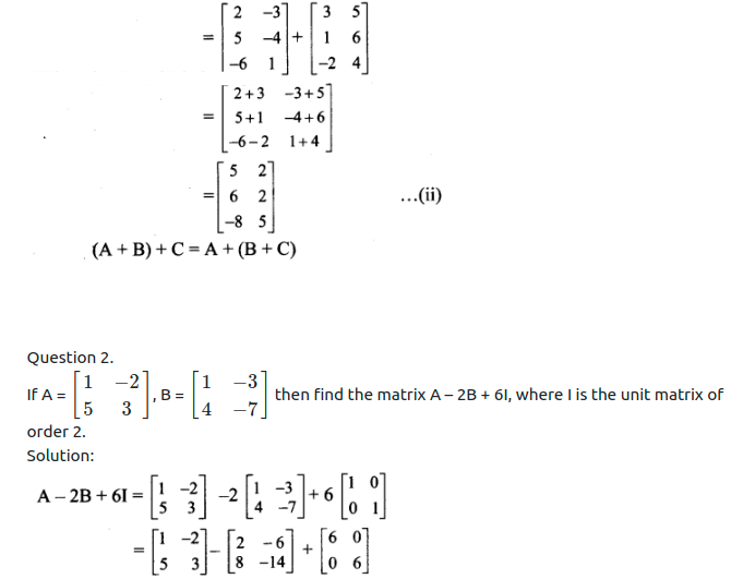 Maharashtra Board Solutions Class 11-Arts & Science Maths (Part 1): Chapter 4- Determinants and Matrices Ex 4.5