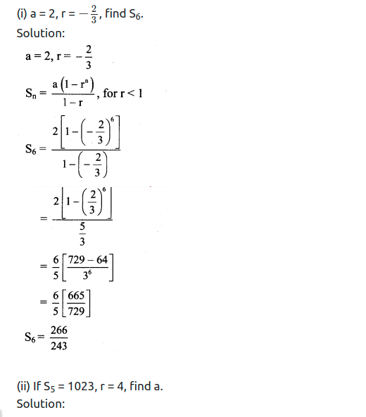 Maharashtra Board Solutions Class 11-Arts & Science Maths (Part 2): Chapter 2- Sequences and Series Ex. 2.2