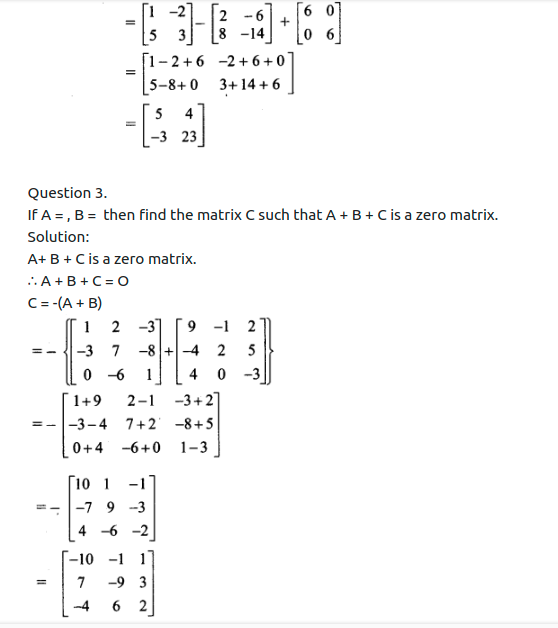 Maharashtra Board Solutions Class 11-Arts & Science Maths (Part 1): Chapter 4- Determinants and Matrices Ex 4.5