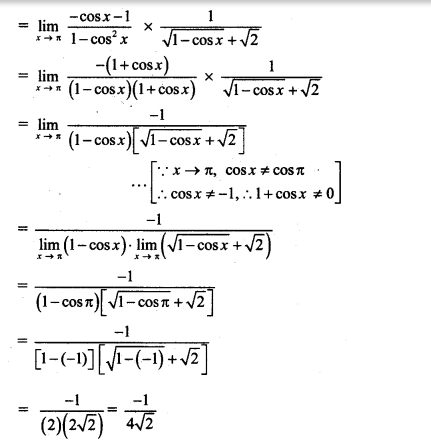 Maharashtra Board Solutions Class 11-Arts & Science Maths (Part 2): Chapter 7- Limits Ex 7.4