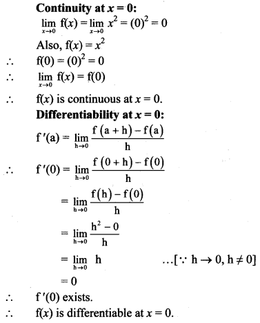 Maharashtra Board Solutions Class 11-Arts & Science Maths (Part 2): Chapter 9- Differentiation Ex 9.1