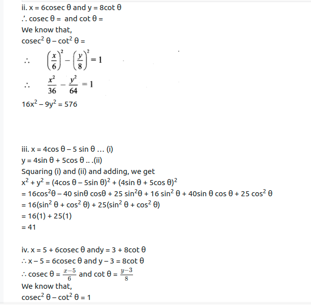 Maharashtra Board Solutions Class 11-Arts & Science Maths (Part 1): Chapter 2- Trigonometry – I Ex 2.2