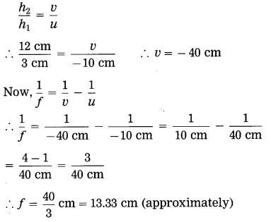 Maharashtra Board Solutions for Class 10- Science (Part 1): Chapter 7- Lenses