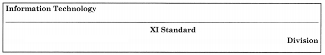 Maharashtra Board Solutions Class 11-Information Technology: Chapter 3- Impressive Web Designing 5.1