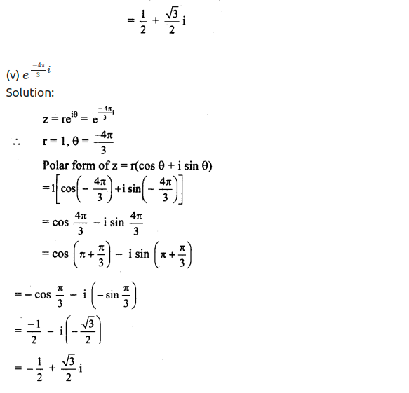 Maharashtra Board Solutions Class 11-Arts & Science Maths (Part 2): Chapter 1- Complex Numbers Ex 1.3