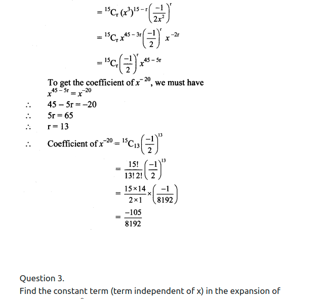 Maharashtra Board Solutions Class 11-Arts & Science Maths (Part 2): Chapter 4- Methods of Induction and Binomial Theorem Ex 4.3