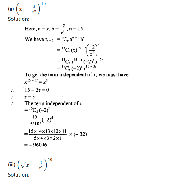 Maharashtra Board Solutions Class 11-Arts & Science Maths (Part 2): Chapter 4- Methods of Induction and Binomial Theorem Ex 4.3