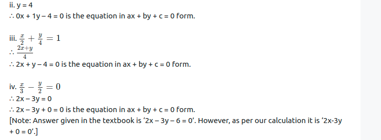 Maharashtra Board Solutions Class 11-Arts & Science Maths (Part 1): Chapter 5- Straight Line Ex . 5.3