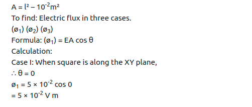 Maharashtra Board Solutions Class 11-Physics: Chapter 10- Electrostatics