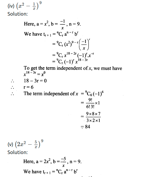 Maharashtra Board Solutions Class 11-Arts & Science Maths (Part 2): Chapter 4- Methods of Induction and Binomial Theorem Ex 4.3