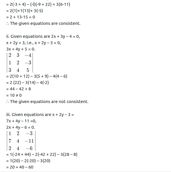 Maharashtra Board Solutions Class 11-Arts & Science Maths (Part 1): Chapter 4- Determinants and Matrices Ex 4.3