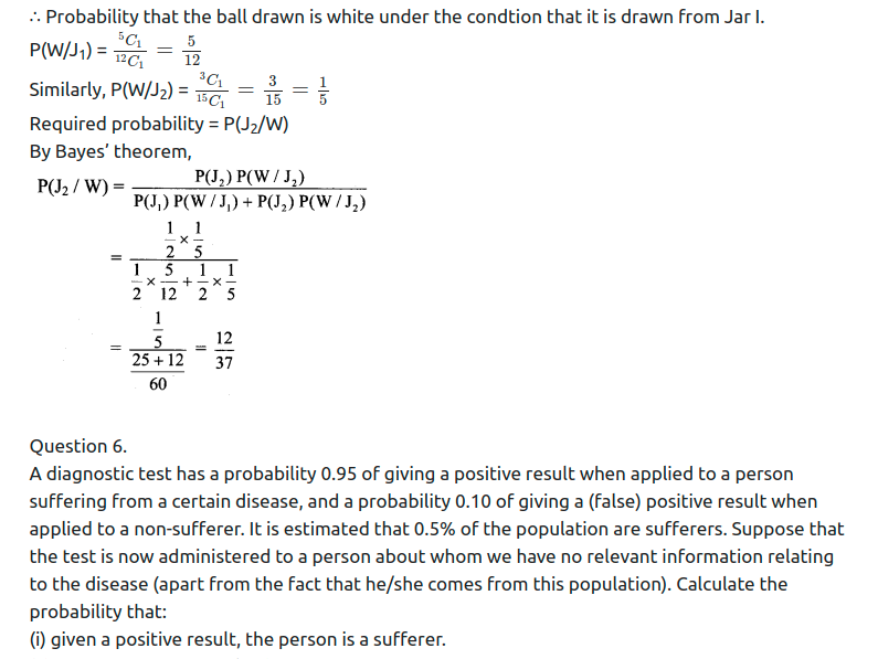 Maharashtra Board Solutions Class 11-Arts & Science Maths (Part 1): Chapter 9- Probability Ex 9.4