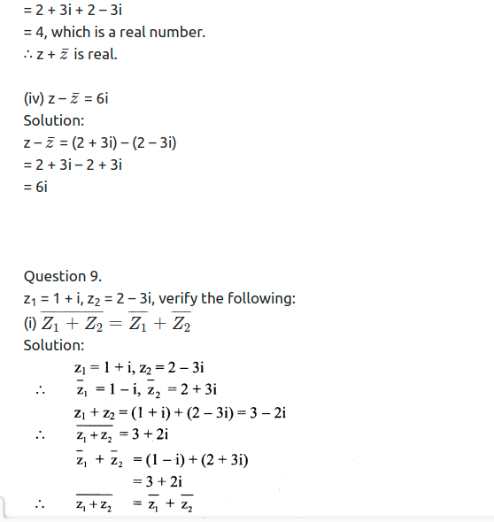 Maharashtra Board Solutions Class 11-Arts & Science Maths (Part 2): Chapter 1- Complex Numbers Ex 1.3